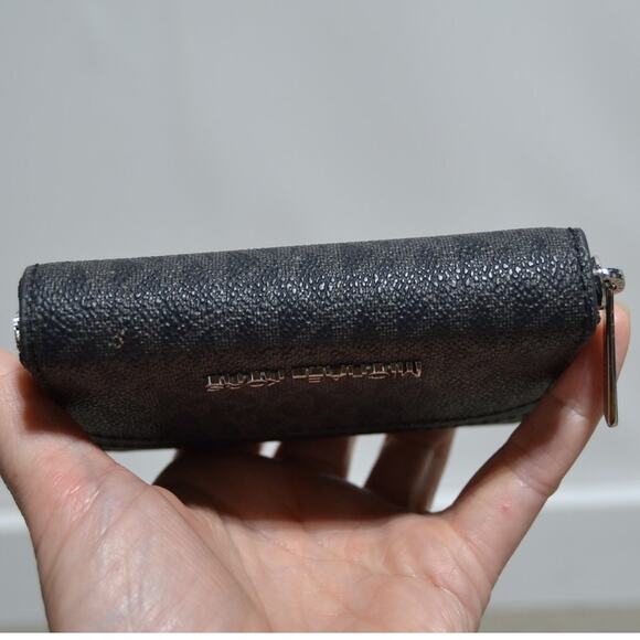 Michael Kors Jet Set Large Black Logo Crossbody Purse & Card Case Wallet Set - Picture 11 of 15